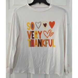 Shein So Very‎ Thankful Long Sleeve Shirt